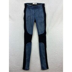 HELMUT LANG Womens Blue Denim‎ Skinny Jean Leggings Pants 24